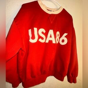 Zara Red sweatshirt.
size Large
